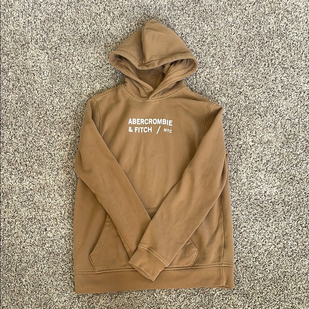Abercrombie & Fitch Men's Brown Hoodie